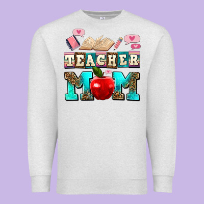 Teacher Mom Premium Sweatshirt Designed By Adodesignshop