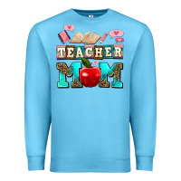 Ocean Blue teacher mom Premium Sweatshirt - AdoDesignShop
