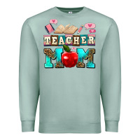Seafoam teacher mom Premium Sweatshirt - AdoDesignShop