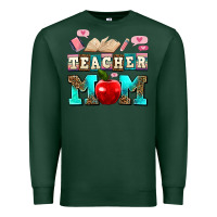 Sports Green teacher mom Premium Sweatshirt - AdoDesignShop