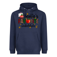 Navy santa's favorite substitute Heavyweight Hoodie - AdoDesignShop
