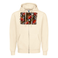 Sandshell christmas football Zipper Hoodie - RanaPortraitStore