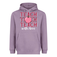 Lavender teach with love Heavyweight Hoodie - JahusDesignShop
