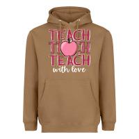 Toasted Coconut teach with love Heavyweight Hoodie - JahusDesignShop