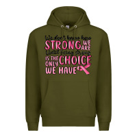 Army Green breast cancer malia Premium Hoodie - MaliasSmallBusiness