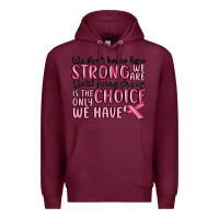 Burgundy breast cancer malia Premium Hoodie - MaliasSmallBusiness
