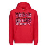Red breast cancer malia Premium Hoodie - MaliasSmallBusiness