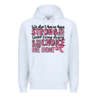 White breast cancer malia Premium Hoodie - MaliasSmallBusiness