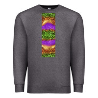 Charcoal Heather halloween leopard Premium Sweatshirt - BundleAndBundleShop