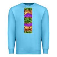Ocean Blue halloween leopard Premium Sweatshirt - BundleAndBundleShop