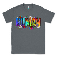 Charcoal Heather human Classic Tee - Zillion Design Studio