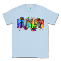 Dusty Blue human Classic Tee - Zillion Design Studio