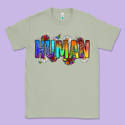 Human Classic Tee Designed By Zillion Design Studio