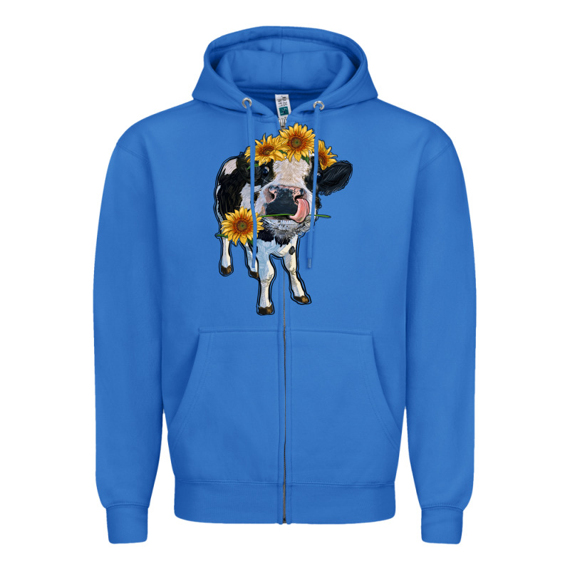 Heifer Cow Zipper Hoodie by RanaPortraitStore | Teevron
