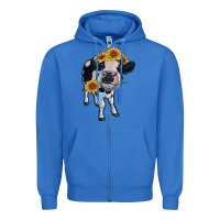 True Royal heifer cow Zipper Hoodie - RanaPortraitStore