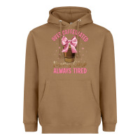 Toasted Coconut over caffeinated moms club Heavyweight Hoodie - JahusDesignShop