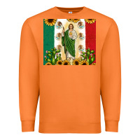Carrot San Judas with Mexican Flag Premium Sweatshirt - JahusDesignShop