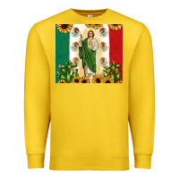 Lemon San Judas with Mexican Flag Premium Sweatshirt - JahusDesignShop