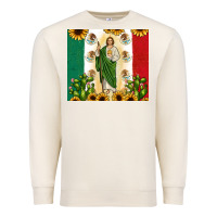 Sandshell San Judas with Mexican Flag Premium Sweatshirt - JahusDesignShop