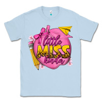 Dusty Blue little miss kinder Classic Tee - texasbilliewilder