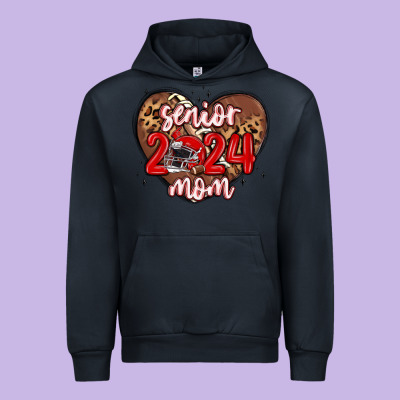 Senior 2024 Mom Football Urban Hoodie Designed By Maliassmallbusiness