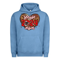 Pigment Pebble Blue senior 2024 mom football Urban Hoodie - MaliasSmallBusiness