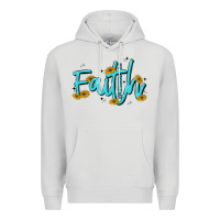 Dove Grey faith Premium Hoodie - MaliasSmallBusiness