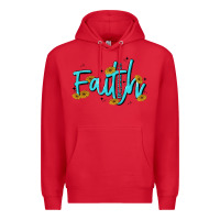 Red faith Premium Hoodie - MaliasSmallBusiness