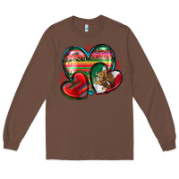 Chestnut mexican hearts Long Sleeve Tee - Zillion Design Studio
