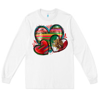 White mexican hearts Long Sleeve Tee - Zillion Design Studio