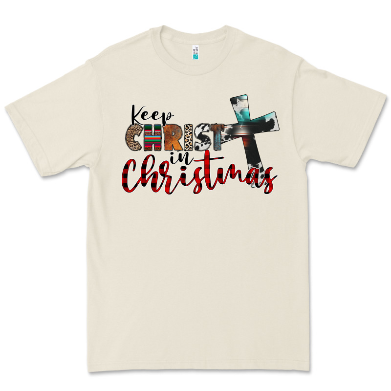 Keep Christ In Christmas Premium Tee by CowhideDigitalArt | Teevron