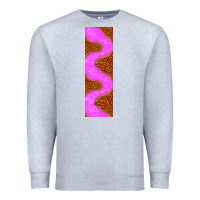 Heather Grey halloween pink pen wraps Premium Sweatshirt - BundleAndBundleShop