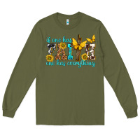 Army Green if one has faith one has everything Long Sleeve Tee - texasbilliewilder