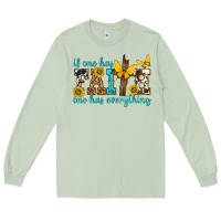 Matcha if one has faith one has everything Long Sleeve Tee - texasbilliewilder