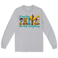 Moon Dust if one has faith one has everything Long Sleeve Tee - texasbilliewilder