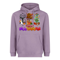 Lavender happy hallothanksmas trees Heavyweight Hoodie - AdoDesignShop