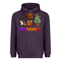 Plum happy hallothanksmas trees Heavyweight Hoodie - AdoDesignShop