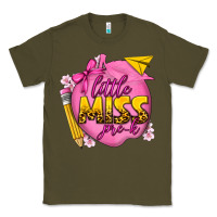 Army Green little miss pre k Classic Tee - texasbilliewilder