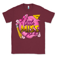 Burgundy little miss pre k Classic Tee - texasbilliewilder