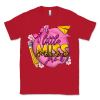 Red little miss pre k Classic Tee - texasbilliewilder