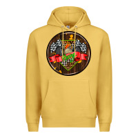 Antique Gold race coasters Premium Hoodie - AdoDesignShop