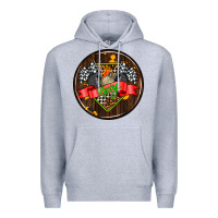 Heather Grey race coasters Premium Hoodie - AdoDesignShop