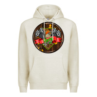 Oatmeal Heather race coasters Premium Hoodie - AdoDesignShop