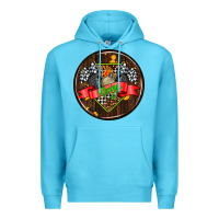 Ocean Blue race coasters Premium Hoodie - AdoDesignShop