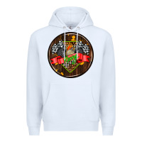 White race coasters Premium Hoodie - AdoDesignShop