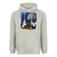 Moon Dust halloween tree and ghosts Heavyweight Hoodie - AdoDesignShop