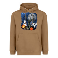 Toasted Coconut halloween tree and ghosts Heavyweight Hoodie - AdoDesignShop