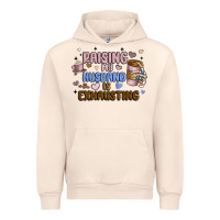 Sandshell raising my husband is exhausting Urban Hoodie - MaliasSmallBusiness
