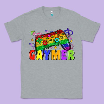 Gaymer Classic Tee Designed By Zillion Design Studio