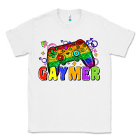 White Gaymer Classic Tee - Zillion Design Studio